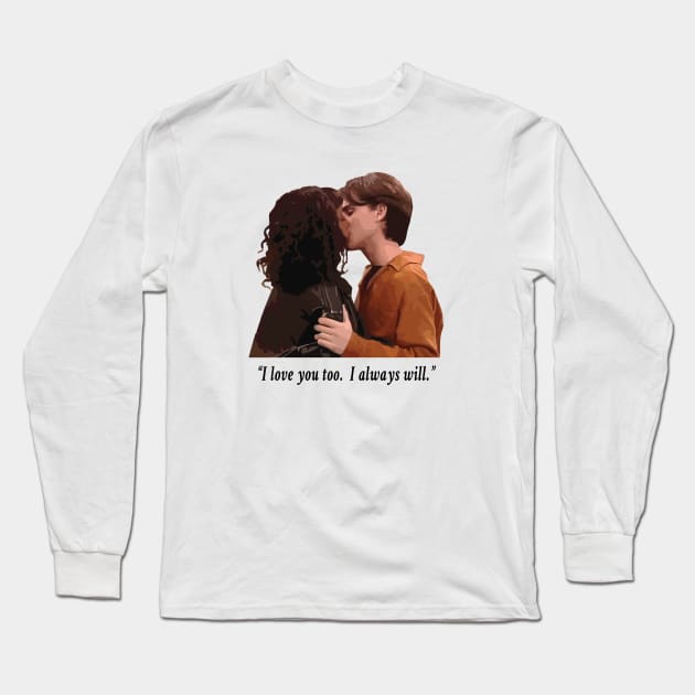 Shawn and Angela Kiss Shirt - Boy Meets World Long Sleeve T-Shirt by 90s Kids Forever